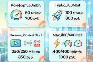 Новые тарифы с 1 июня 2026 года